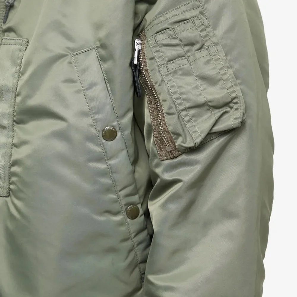 BEAMS PLUS MIL TYPE N-3B DOWN JACKET - SAGE - Picture 4 of 15